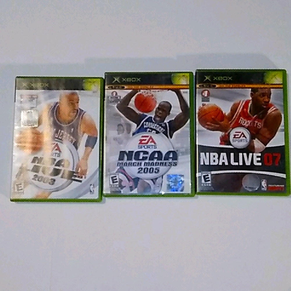 NBA live 07, NBA Live 03, NCAA 2005